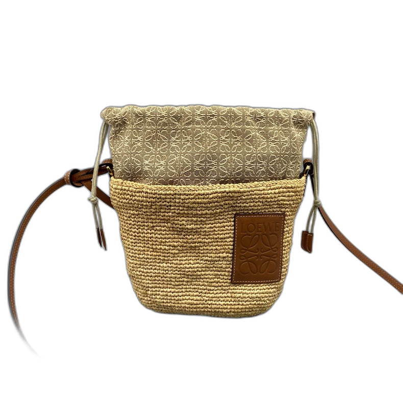 Loewe Woven Tote Crossbody Bag