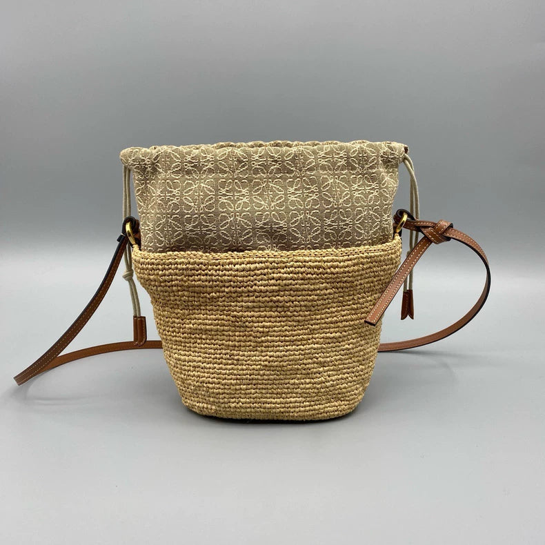 Loewe Woven Tote Crossbody Bag