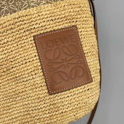 Loewe Woven Tote Crossbody Bag