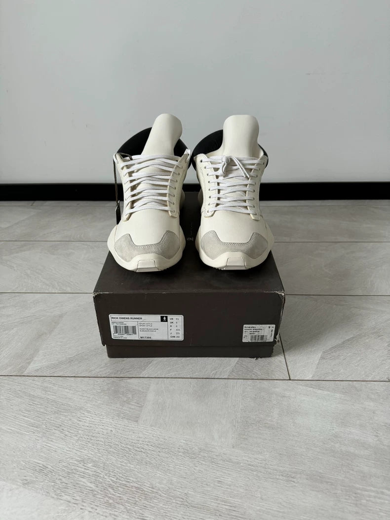 Adidas Rick Owens Full Leather Sneakers