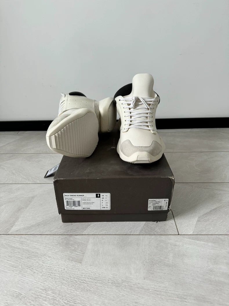 Adidas Rick Owens Full Leather Sneakers