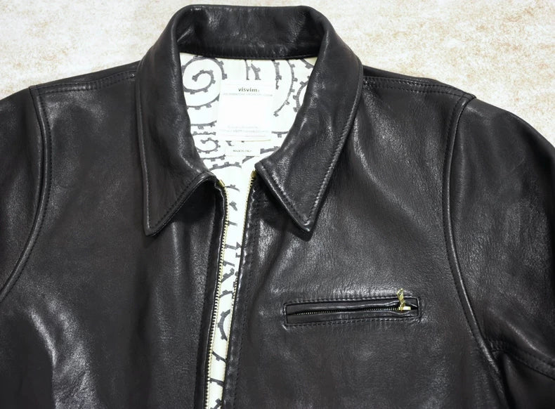 Visvim Leather Roadster Swing Top Jacket - Visvim – DMC99