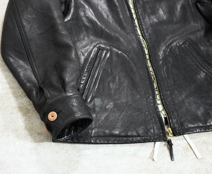 Visvim Leather Roadster Swing Top Jacket