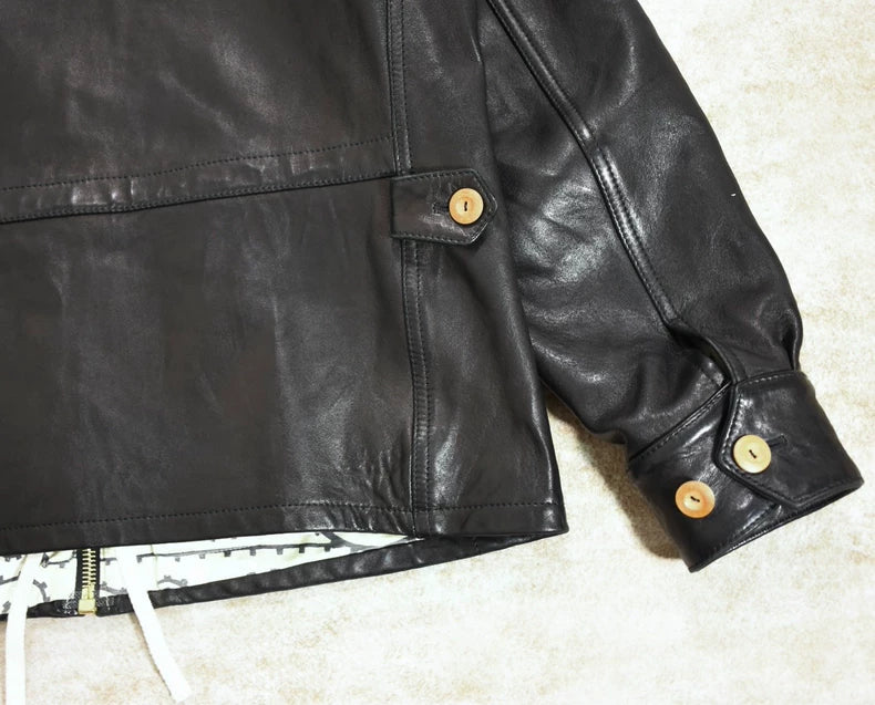 Visvim Leather Roadster Swing Top Jacket