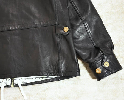 Visvim Leather Roadster Swing Top Jacket