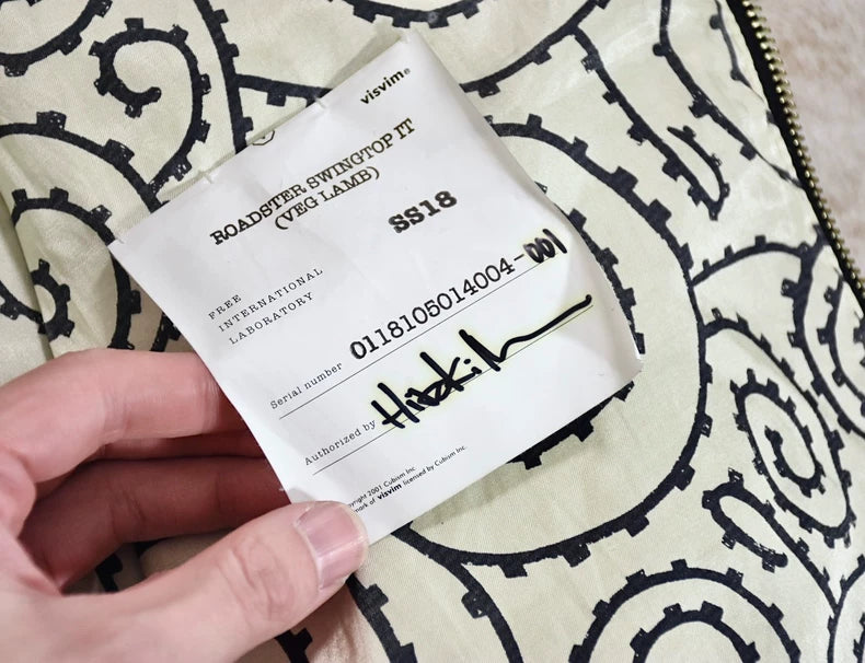 Visvim Leather Roadster Swing Top Jacket