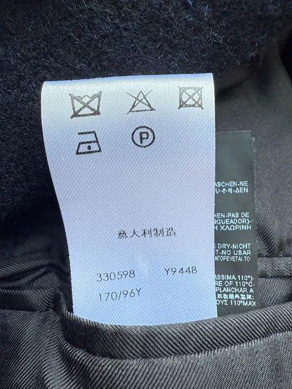 Saint Laurent Paris Navy Gold Button Coat