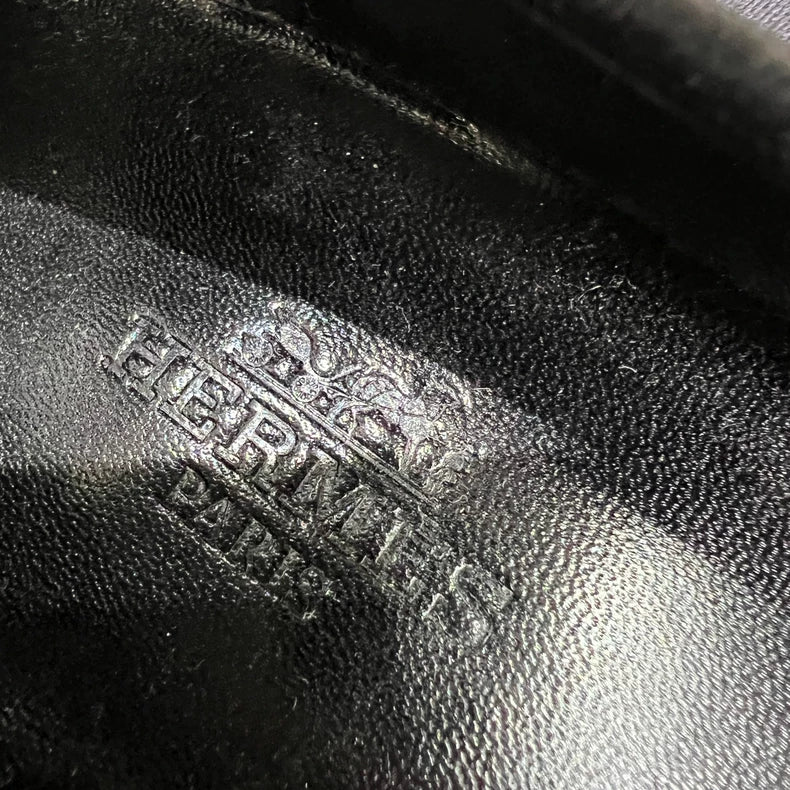 Hermes Black Suede High Heel Shoes