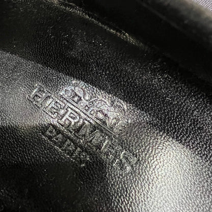 Hermes Black Suede High Heel Shoes