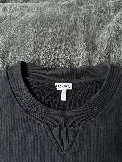 Loewe Dark Blue Embroidered Sweatshirt