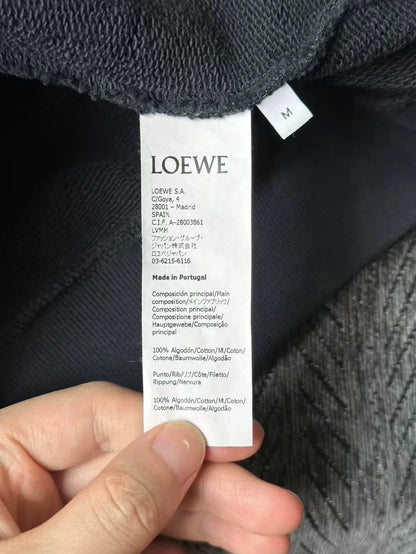 Loewe Dark Blue Embroidered Sweatshirt