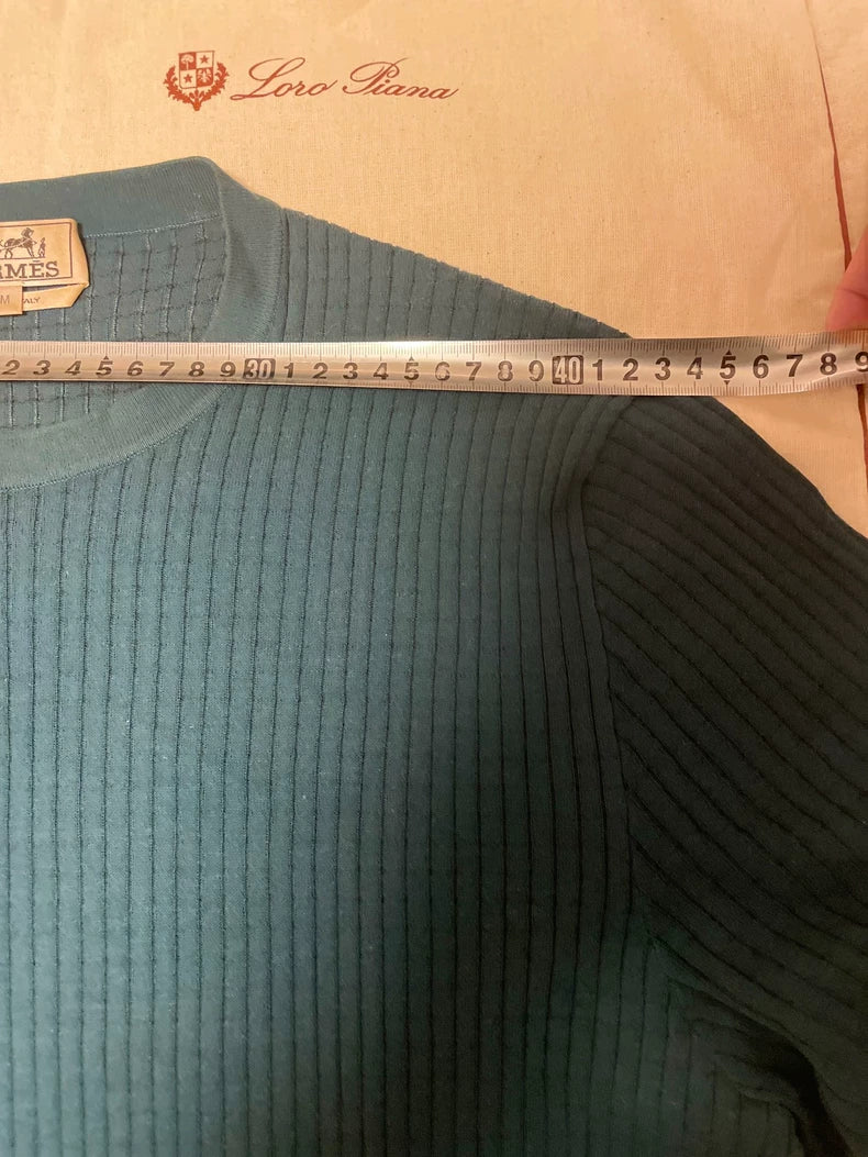 Hermes Knit Pullover in High Quality Blue