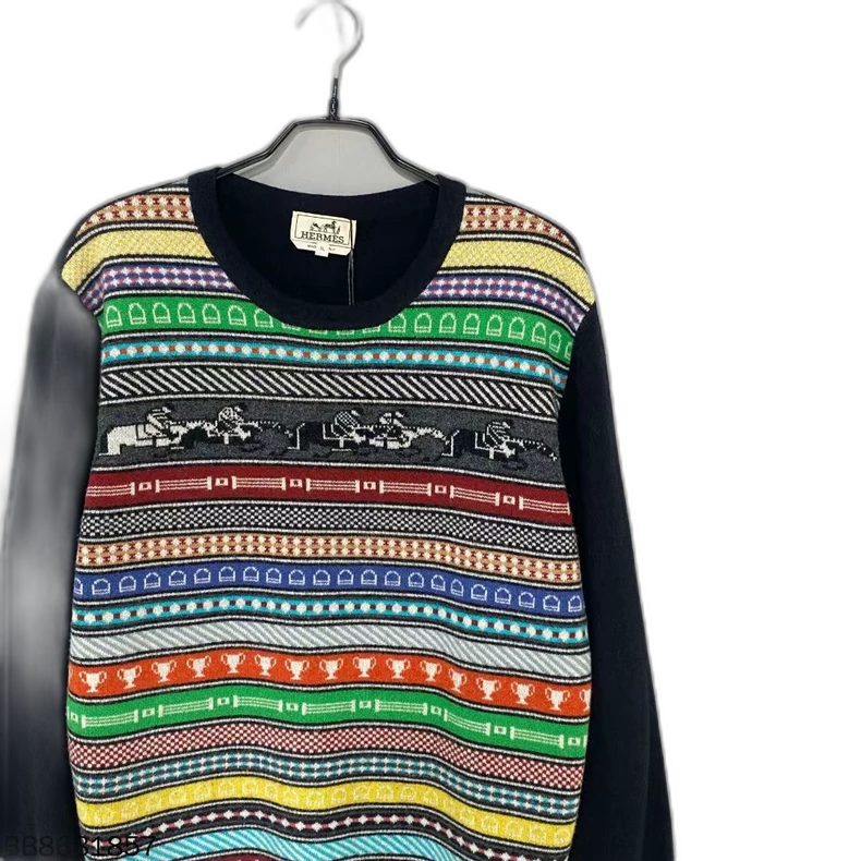 Colorful Cashmere Sweater by Hermes