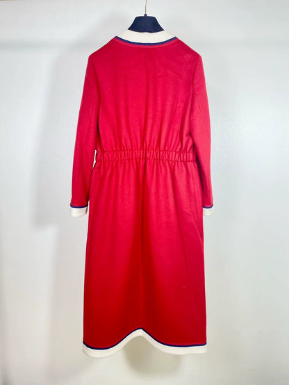 Gucci Tiger Button Wool Coat