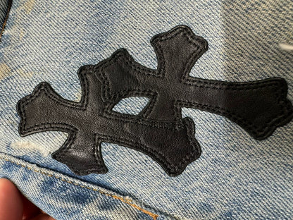 Chrome Hearts x Levi's 501 Distressed Jeans-yf