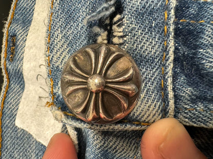 Chrome Hearts x Levi's 501 Distressed Jeans-yf