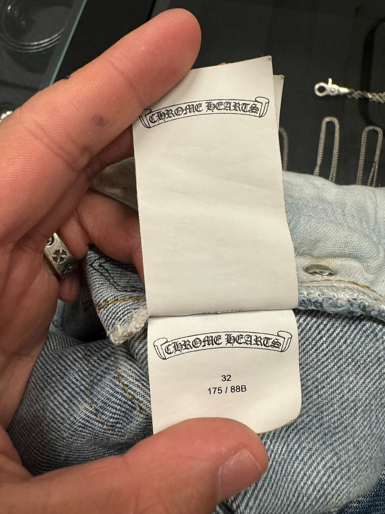 Chrome Hearts x Levi's 501 Distressed Jeans-yf