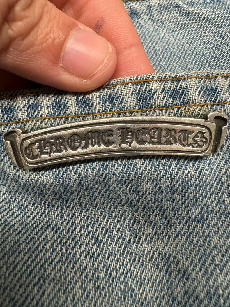 Chrome Hearts x Levi's 501 Distressed Jeans-yf