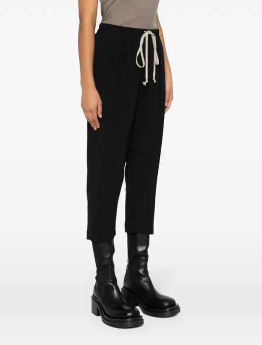 Rick Owens SS24 Cropped Drop-Crotch Pants