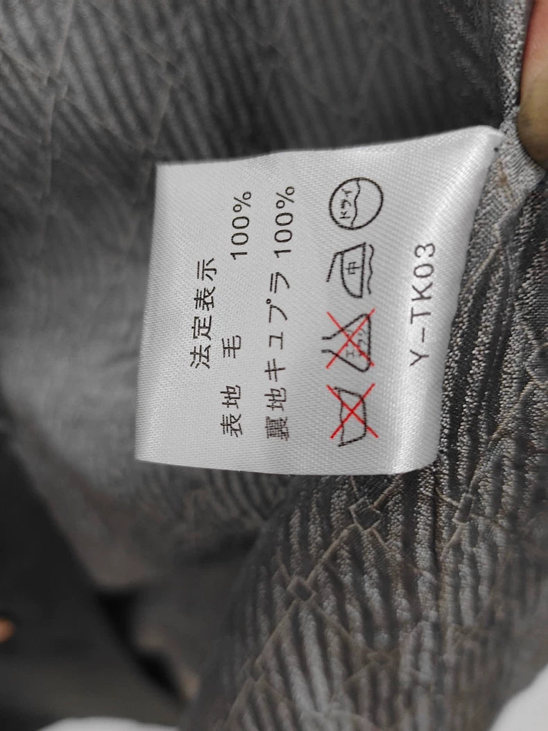 Vintage Dior Black Wool Long Coat