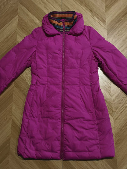 Ports Purple Long Down Coat-yf