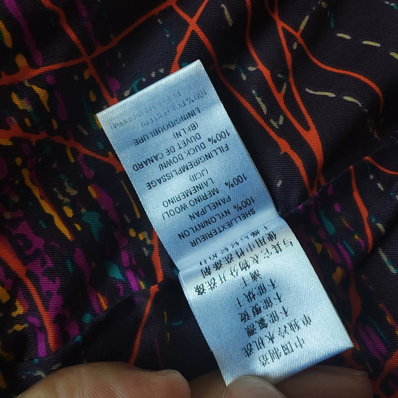 Ports Purple Long Down Coat-yf