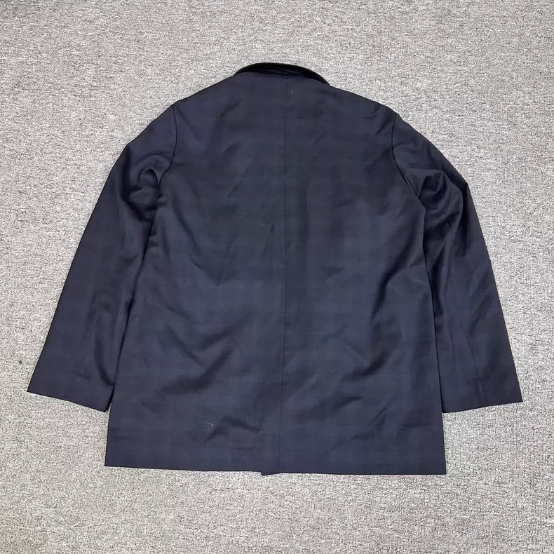 Balenciaga Plaid Wool Coat Size 44