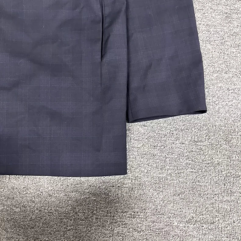 Balenciaga Plaid Wool Coat Size 44