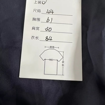 Balenciaga Plaid Wool Coat Size 44