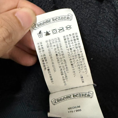 Chrome Hearts Black Embroidered Crewneck Sweatshirt