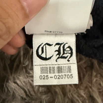 Chrome Hearts Black Embroidered Crewneck Sweatshirt