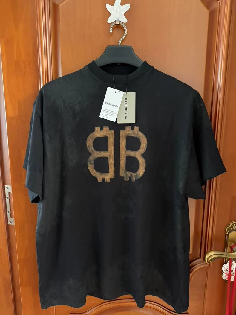 Balenciaga Bitcoin Short Sleeve T-Shirt-yf