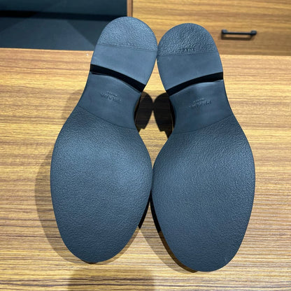 Prada Glossy Leather Loafers
