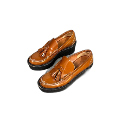 Celine Caramel Thick-Footbed Loafers