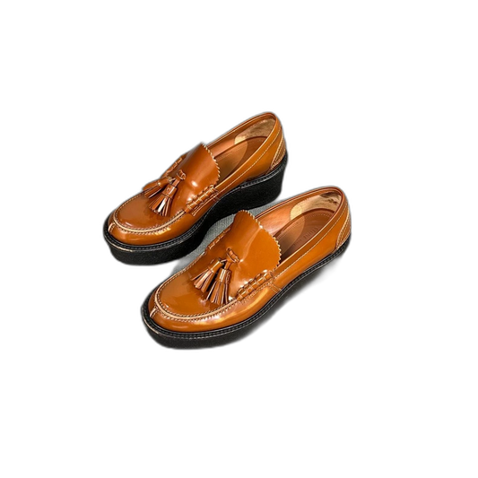 Celine Caramel Thick-Footbed Loafers