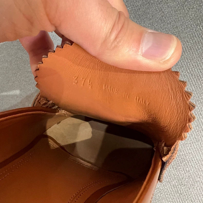 Celine Caramel Thick-Footbed Loafers