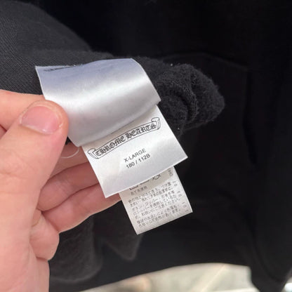 Chrome Hearts Black Hoodie with Floral Design