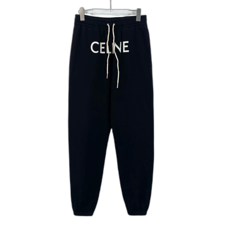 Celine Black Logo Sweatpants M Size