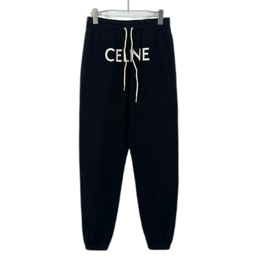Celine Black Logo Sweatpants M Size