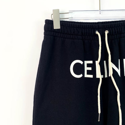 Celine Black Logo Sweatpants M Size