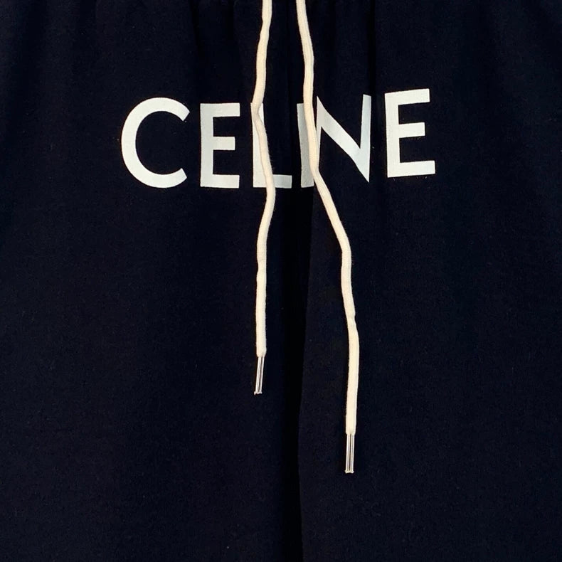 Celine Black Logo Sweatpants M Size