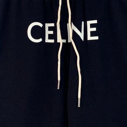 Celine Black Logo Sweatpants M Size