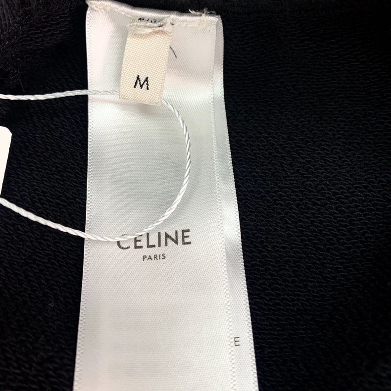 Celine Black Logo Sweatpants M Size