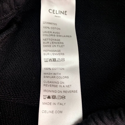 Celine Black Logo Sweatpants M Size