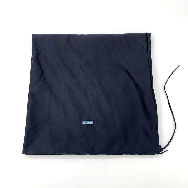 Prada Black Suede Knee-High Heeled Boots