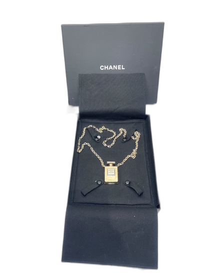 Chanel Perfume Bottle Necklace