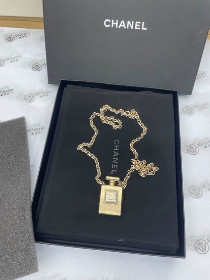 Chanel Perfume Bottle Necklace