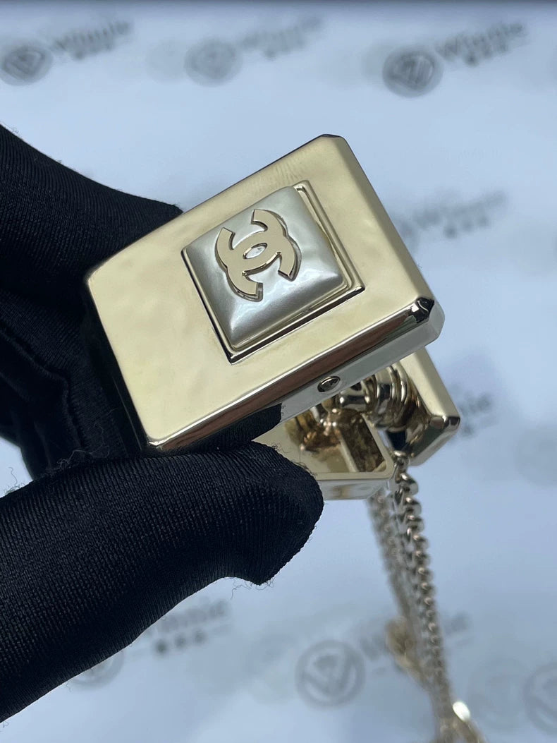 Chanel Perfume Bottle Necklace