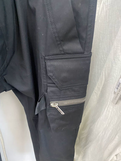 Rick Owens Men's Black Cargo Pants