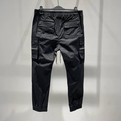 Rick Owens Men's Black Cargo Pants